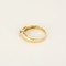 Ring Solitaire in yellow gold, white gold and diamonds