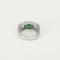 Ring Platin Diamant und Smaragd