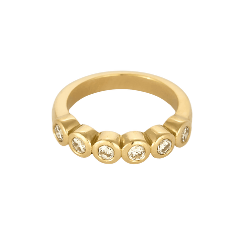 18k Yellow Gold Diamond Ring