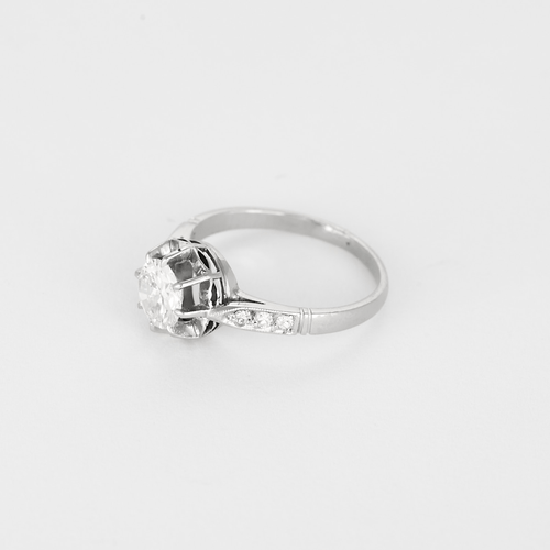Inel Inel solitar din Platină, diamante: 0,70 carate în total