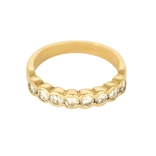 Bague en Or jaune 18k Diamant