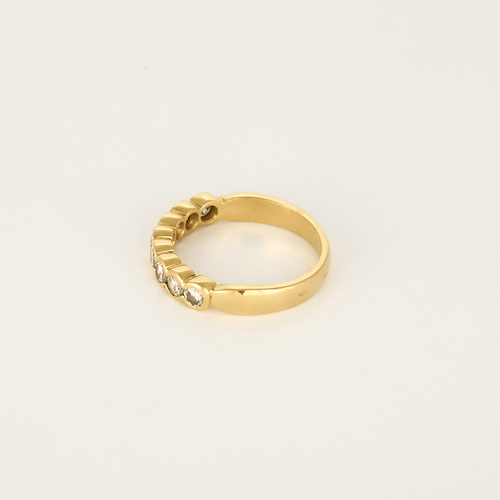 Bague en Or jaune 18k Diamant