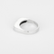 White gold ring, and princess-cut diamonds: 0.50 carat