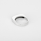 White gold ring, and princess-cut diamonds: 0.50 carat