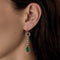 Boucles d'oreilles Platine Emeraude and Diamant 58 Facettes DV26158-18