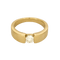 Elegant armring i gult guld og diamanter: 0,45 karat