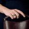 Signet ring ring in white gold, yellow gold, and diamonds