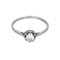 Elegant ring Solitær i Platin og diamant: 0,30 karat