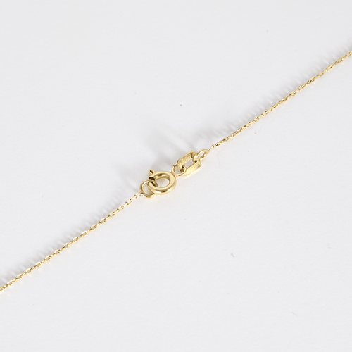 Élégant collier en or jaune, émeraude : 2,85 carats et diamants : 0,26 carat 58 Facettes DV31450-9