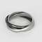 63 CARTIER - TRINITY - Bague en or blanc 18K céramique 58 Facettes DV32079-1