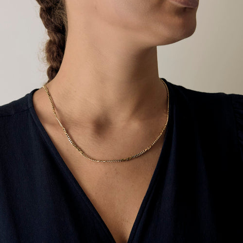 Halskette aus 18k Gelbgold