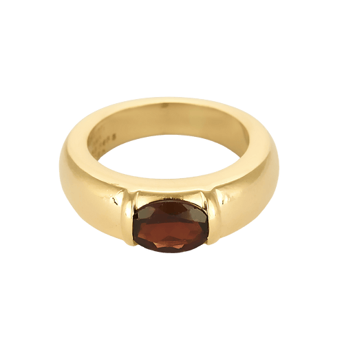 50.5 Chaumet - Bague Gioia en or jaune et grenat 58 Facettes DV32676-1