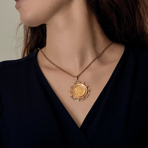 18k Yellow Gold Pendant