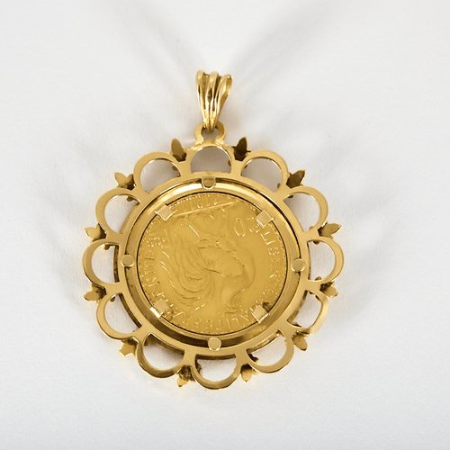 18k Yellow Gold Pendant