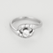 Volutenring aus Graugold und Diamanten