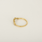 Anillo de oro amarillo de 18k diamantes
