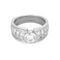 Anillo de Oro blanco 18k Diamante