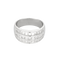 Anillo de oro blanco de 18k Diamante