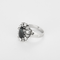 Anillo de Oro blanco 18k Zafiro y Diamante