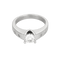 Anel em Ouro branco 18k Diamante