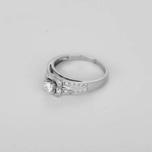 54 MAUBOUSSIN - Chance of Love n° 2 - Bague en or blanc et diamants 58 Facettes DV32588-1