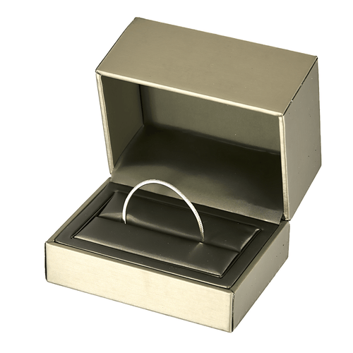 Messika - Elegancka bransoletka typu bangle mouvementé z białego złota 18K