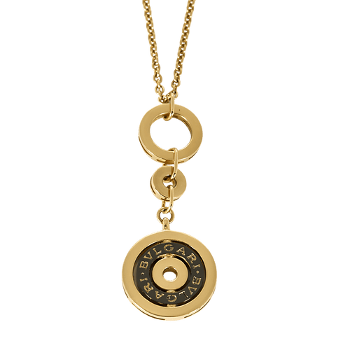 黄色金和陶瓷项链 Bulgari Astrale