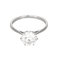Ring Solitaire in white gold, approximately 3.07-carat diamond