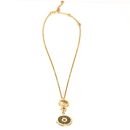 黄色金和陶瓷项链 Bulgari Astrale
