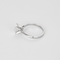 Ring Solitaire in white gold, approximately 3.07-carat diamond
