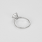 Ring Solitaire in white gold, approximately 3.07-carat diamond