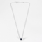 Délicat collier en or blanc, saphir et diamants 58 Facettes DV32403-1