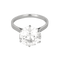 Ring Solitaire in platinum, approximately 5.02 carat diamond.