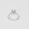 Ring Solitaire in white gold, approximately 3.07-carat diamond