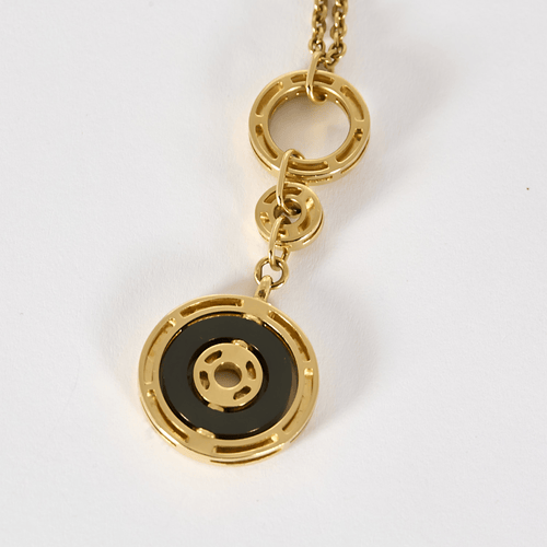 黄色金和陶瓷项链 Bulgari Astrale