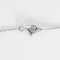 Délicat collier en or blanc, saphir et diamants 58 Facettes DV32403-1