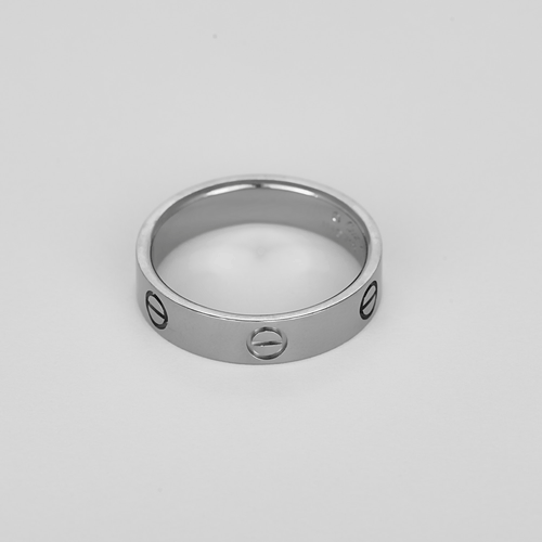 CARTIER - Love - 经典款式 - 白金戒指 / 结婚戒指