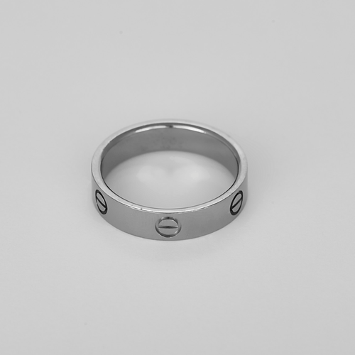 CARTIER - Love - 经典款式 - 白金戒指 / 结婚戒指