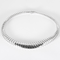 Bassani- Collier en Or blanc maille tubogaz 58 Facettes DV32729-5