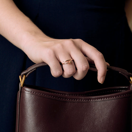 CARTIER - JUSTE UN CLOU - 玫瑰金戒指，小号款