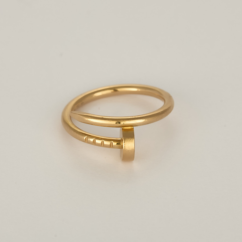 CARTIER - JUSTE UN CLOU - 玫瑰金戒指，小号款
