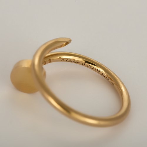 CARTIER - JUSTE UN CLOU - 玫瑰金戒指，小号款