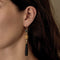 Carrera y Carrera - Shanghai - Yellow gold, topaz, diamond and onyx earrings