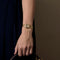 CARTIER - Santos Demoiselle model watch in yellow gold and diamonds