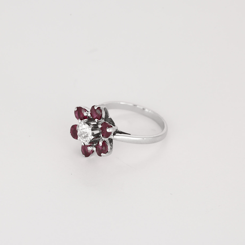 52 Bague en Or blanc 18k Diamant 58 Facettes DV32890-1