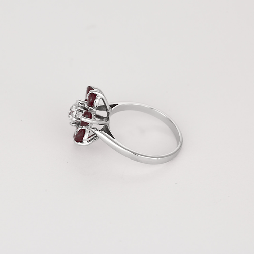 52 Bague en Or blanc 18k Diamant 58 Facettes DV32890-1