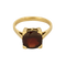 Ring aus Gelbgold und Almandin-Granat