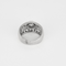 54 Bague jonc bombée en or blanc et diamants : 2,60 carats 58 Facettes DV31450-24
