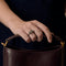 Charming ring in white gold and diamonds.