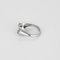 Charming ring in white gold and diamonds.